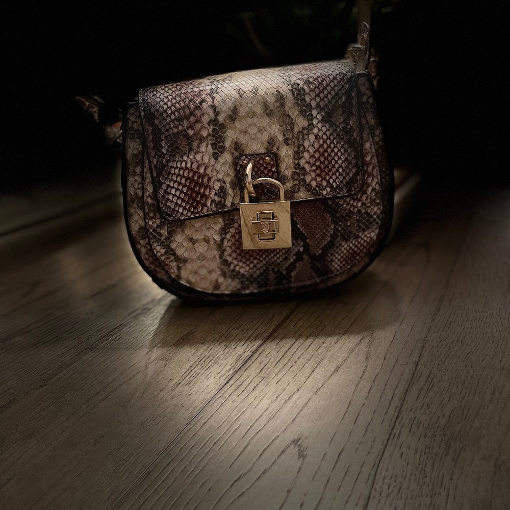 Steve Madden Faux Snake Skin Small Purse New without Tags